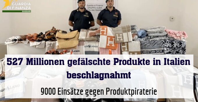 9000 Einsätze gegen Produktpiraterie