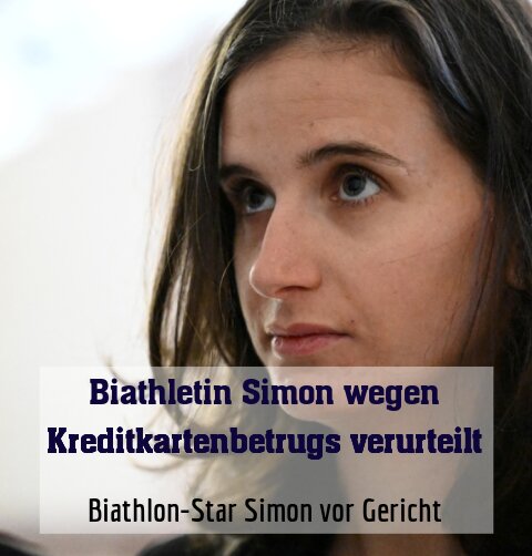 Biathlon-Star Simon vor Gericht