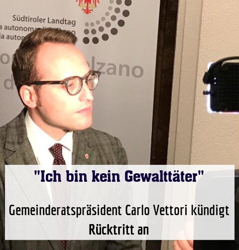 Gemeinderatspräsident Carlo Vettori kündigt Rücktritt an
