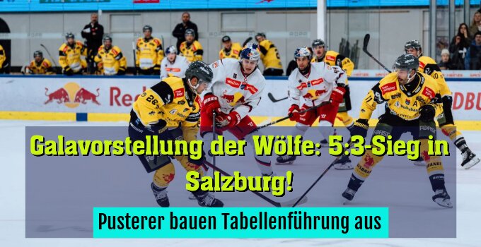 Pusterer bauen Tabellenführung aus