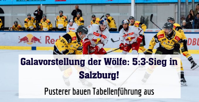 Pusterer bauen Tabellenführung aus