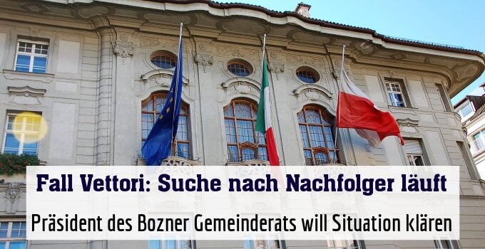 Präsident des Bozner Gemeinderats will Situation klären