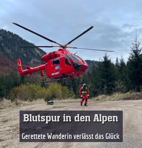Gerettete Wanderin verlässt das Glück