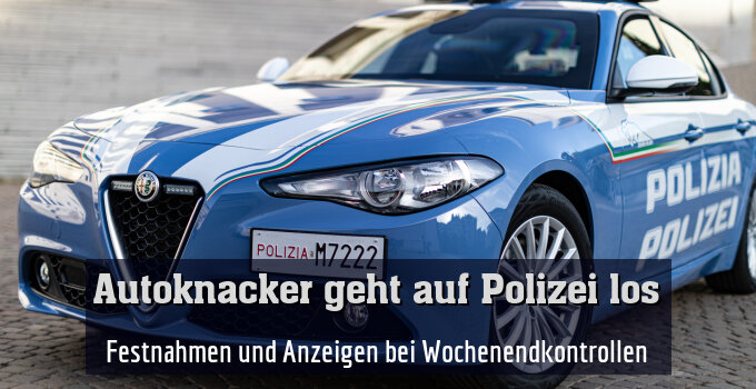 Festnahmen und Anzeigen bei Wochenendkontrollen