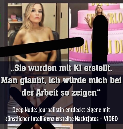 Deep Nude: Journalistin entdeckt eigene mit künstlicher Intelligenz erstellte Nacktfotos – VIDEO