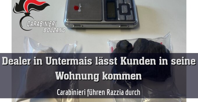 Carabinieri führen Razzia durch