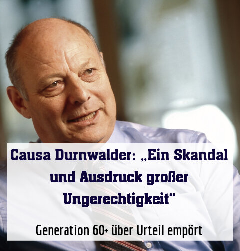 Generation 60+ über Urteil empört
