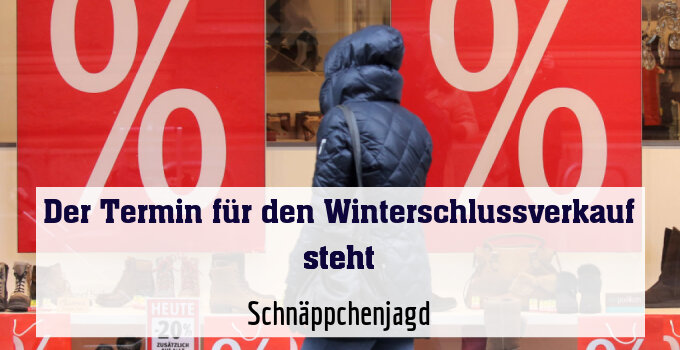 Schnäppchenjagd