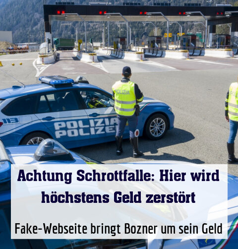 Fake-Webseite bringt Bozner um sein Geld