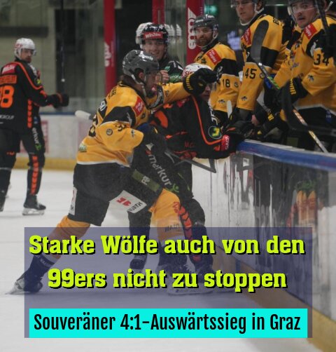 Souveräner 4:1-Auswärtssieg in Graz
