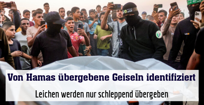 Leichen werden nur schleppend übergeben