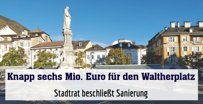 Stadtrat beschließt Sanierung