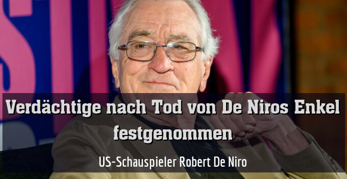 US-Schauspieler Robert De Niro