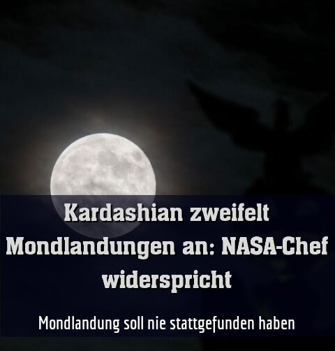 Mondlandung soll nie stattgefunden haben