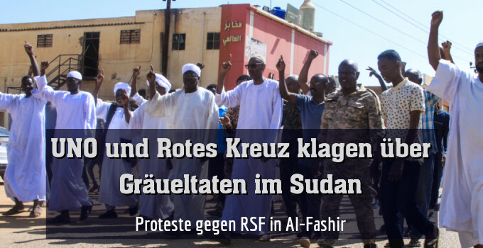 Proteste gegen RSF in Al-Fashir