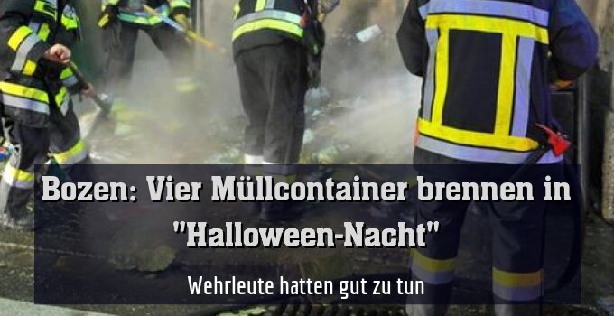 Wehrleute hatten gut zu tun