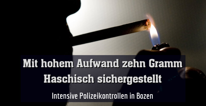 Intensive Polizeikontrollen in Bozen