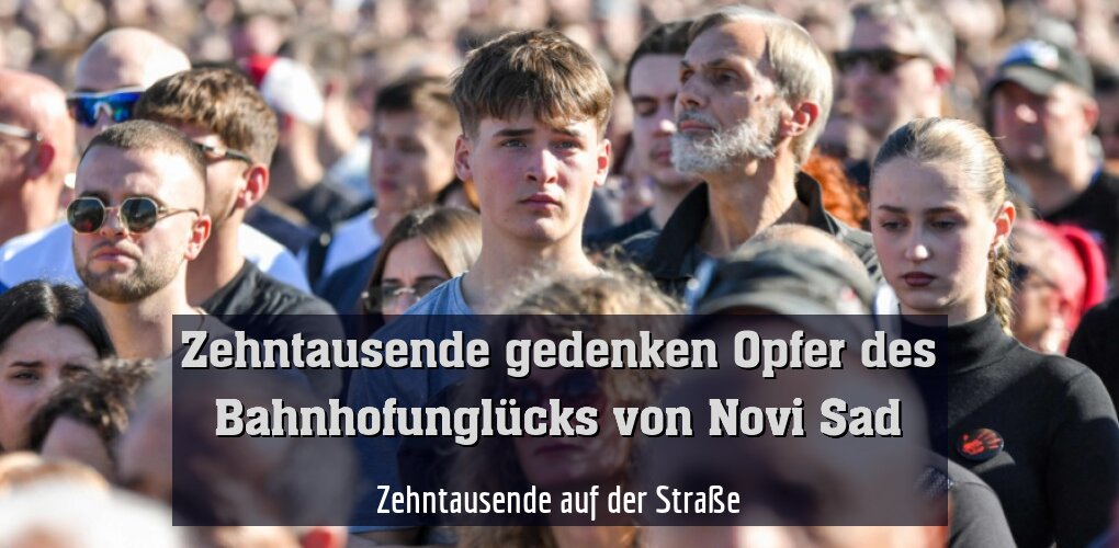 Zehntausende auf der Straße