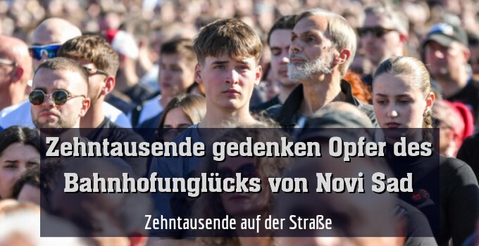 Zehntausende auf der Straße