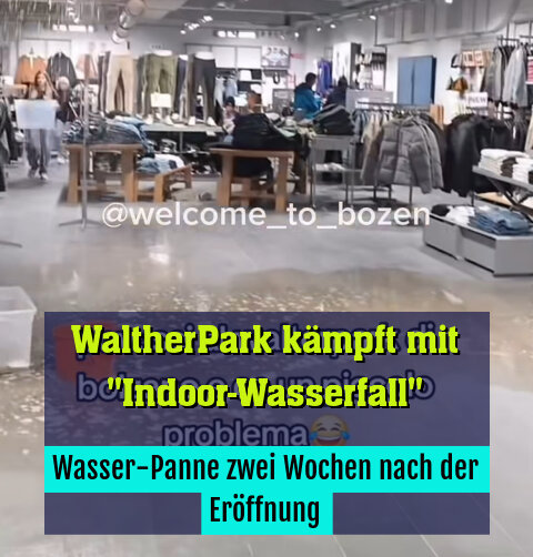 Wasser-Panne zwei Wochen nach der Eröffnung
