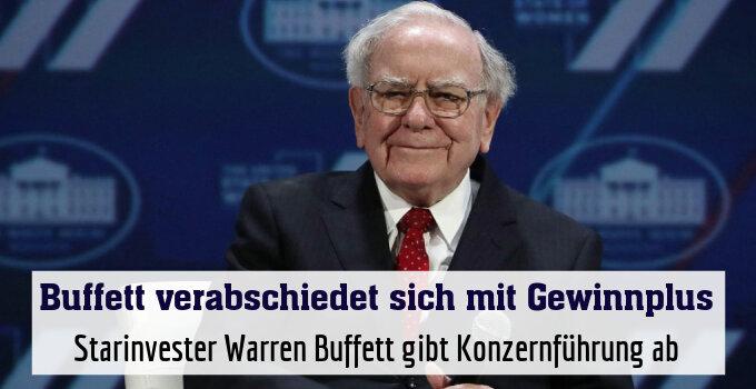 Starinvester Warren Buffett gibt Konzernführung ab