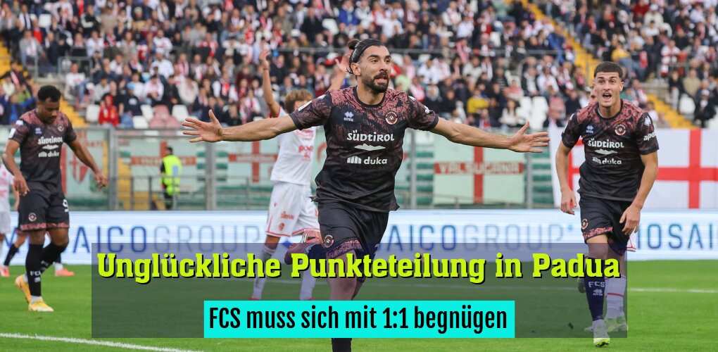 FCS muss sich mit 1:1 begnügen