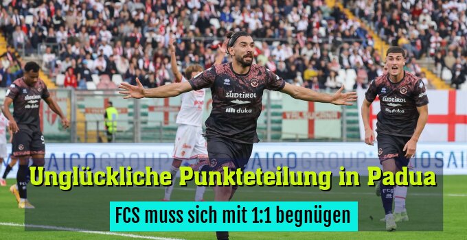 FCS muss sich mit 1:1 begnügen