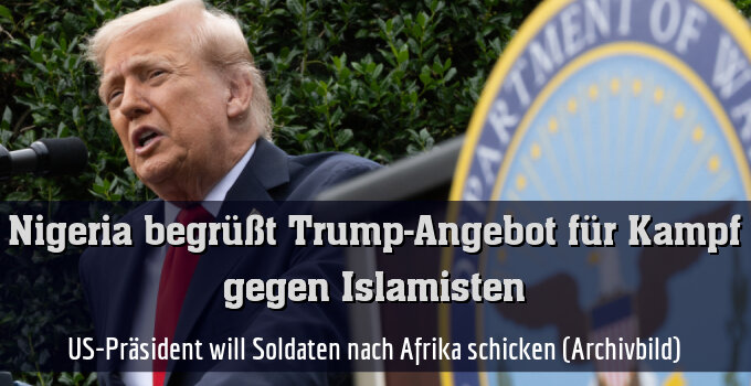 US-Präsident will Soldaten nach Afrika schicken (Archivbild)