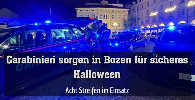 Acht Streifen im Einsatz