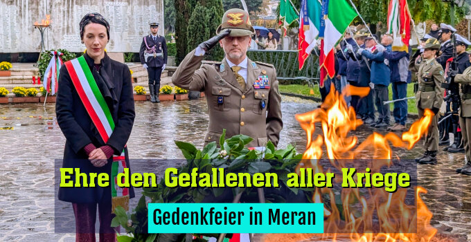 Gedenkfeier in Meran