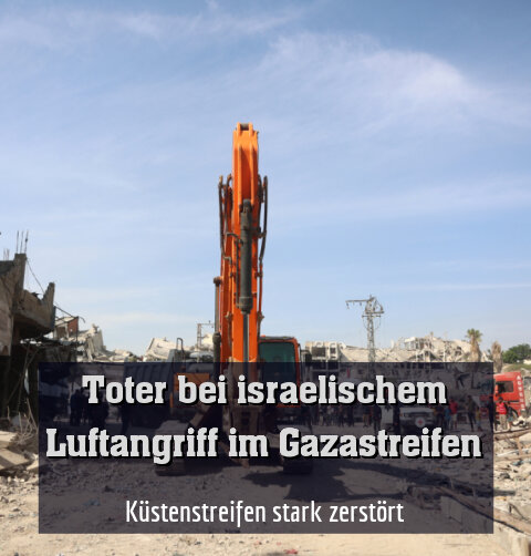 Küstenstreifen stark zerstört