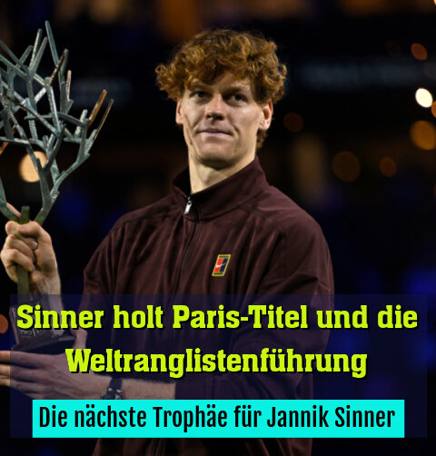 Die nächste Trophäe für Jannik Sinner