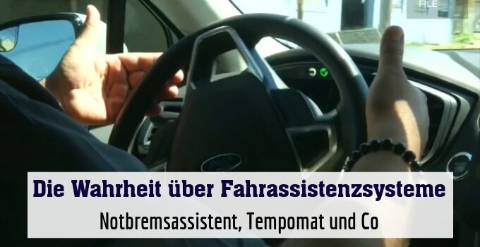 Notbremsassistent, Tempomat und Co