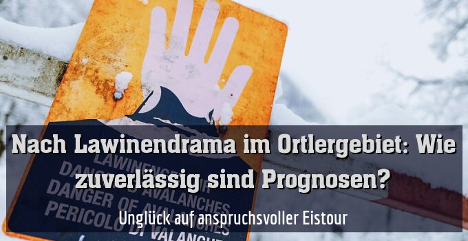 Unglück auf anspruchsvoller Eistour