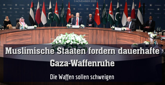 Die Waffen sollen schweigen