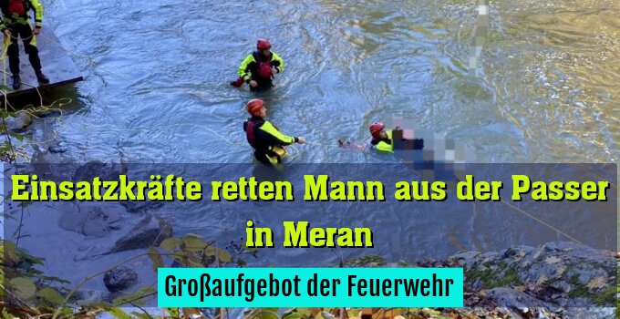 Großaufgebot der Feuerwehr