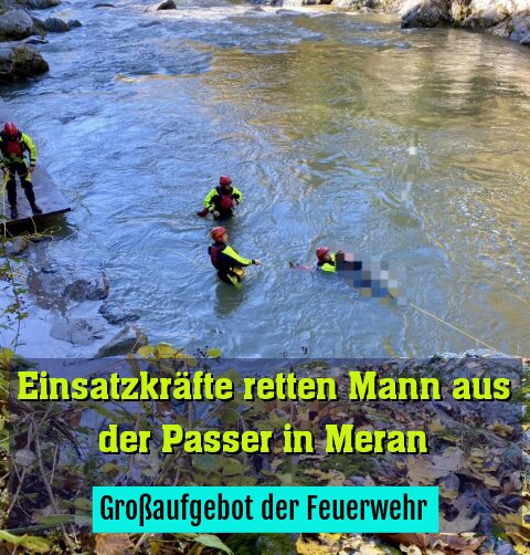 Großaufgebot der Feuerwehr