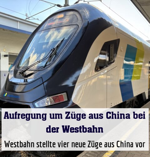 Westbahn stellte vier neue Züge aus China vor