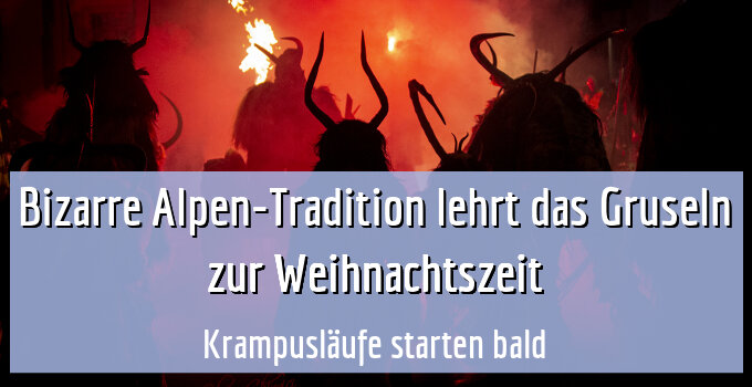 Krampusläufe starten bald