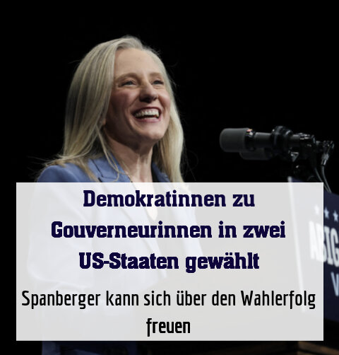 Spanberger kann sich über den Wahlerfolg freuen