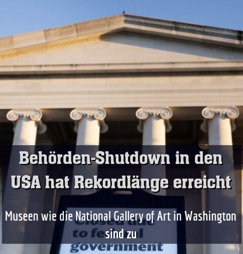 Museen wie die National Gallery of Art in Washington sind zu