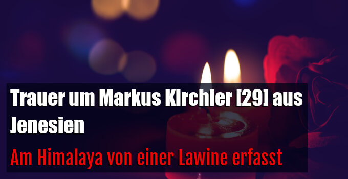 Am Himalaya von einer Lawine erfasst