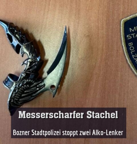 Bozner Stadtpolizei stoppt zwei Alko-Lenker