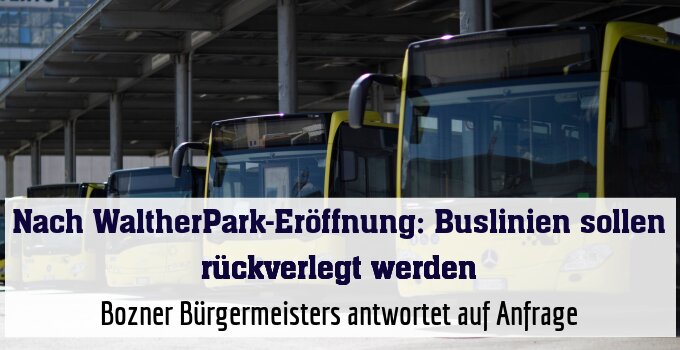 Bozner Bürgermeisters antwortet auf Anfrage