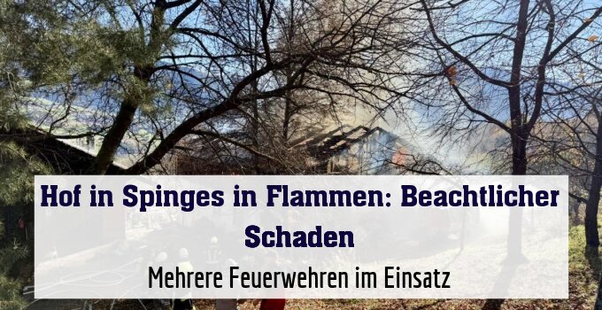 Mehrere Feuerwehren im Einsatz