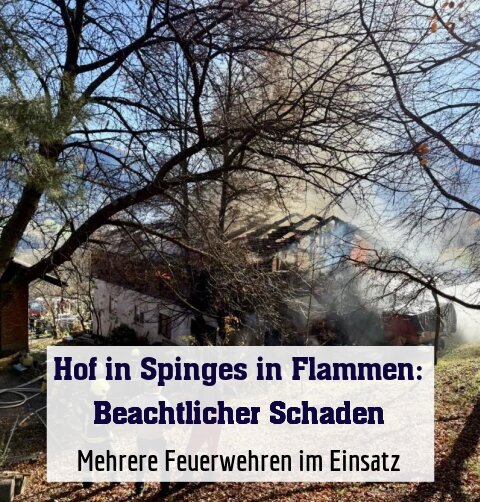 Mehrere Feuerwehren im Einsatz