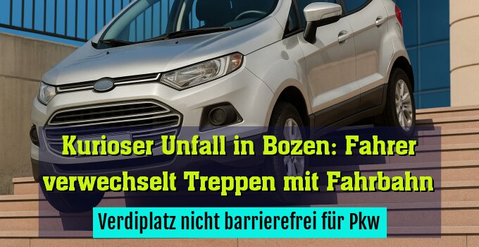 Verdiplatz nicht barrierefrei für Pkw