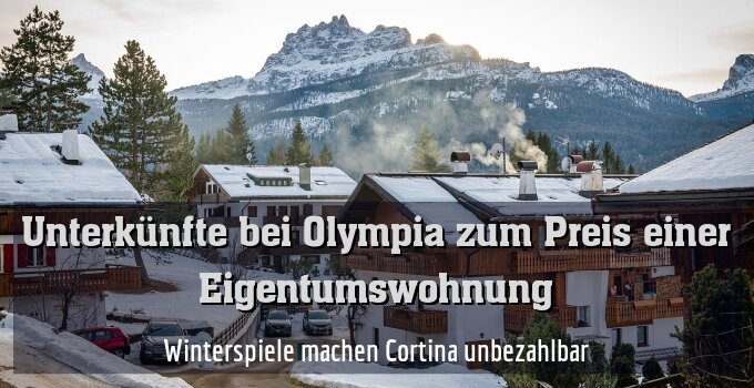 Winterspiele machen Cortina unbezahlbar