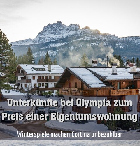 Winterspiele machen Cortina unbezahlbar