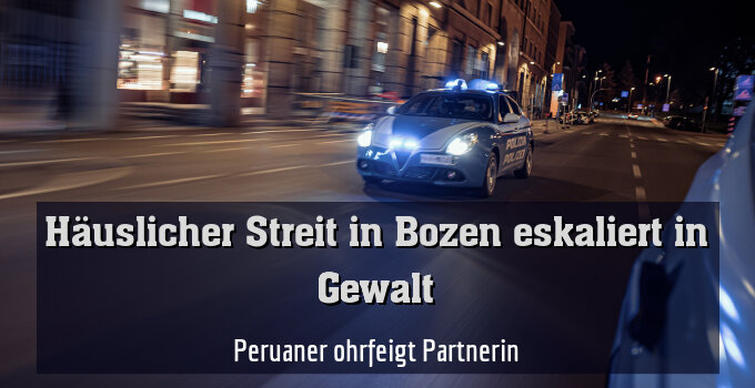 Peruaner ohrfeigt Partnerin